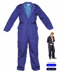 Quilted Thermal Overalls *Navy Only*