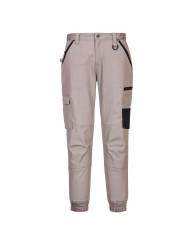 Cuffed Slim Fit Stretch Work Pants