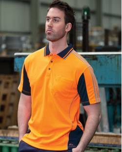 Arm Tape Polo, Hi Vis