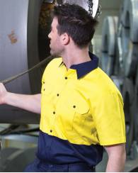 190G Shirt Hi Vis, Short Sleeved