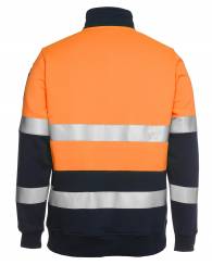 1/2 Zip D/N Sweatshirt Hi Vis, 80/20 Poly/Cotton